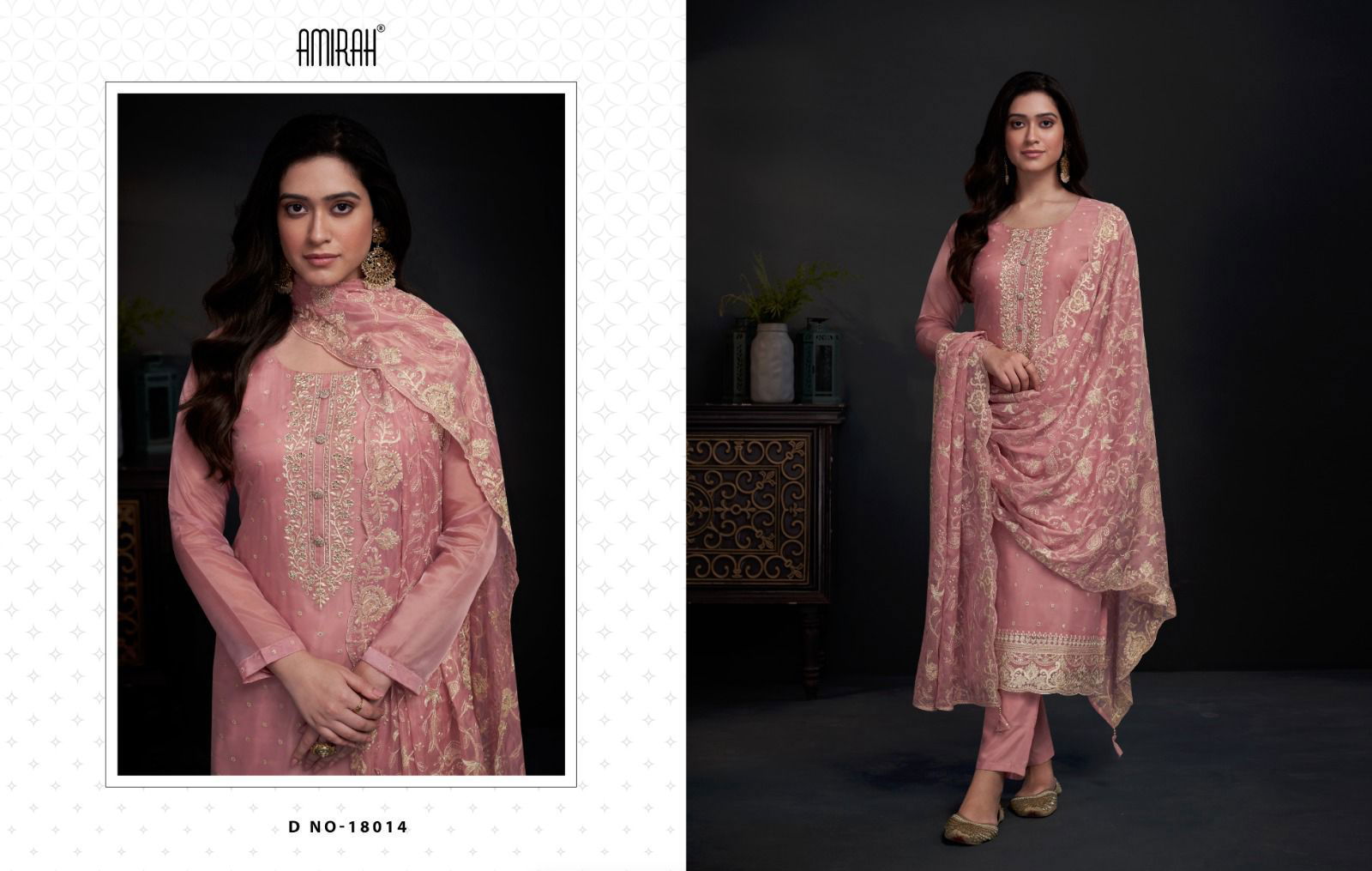 Ayra By Amirah Organza With Embroidery Designer Salwar Suits Wholesale Price In Surat